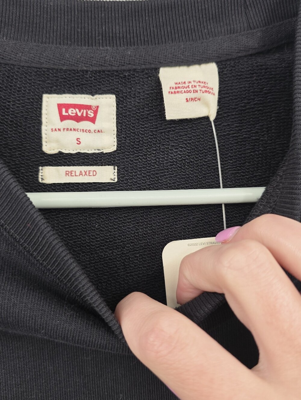 Mew Men's Levi Team Spirits Sweatshirt Small - Picture 3 of 8